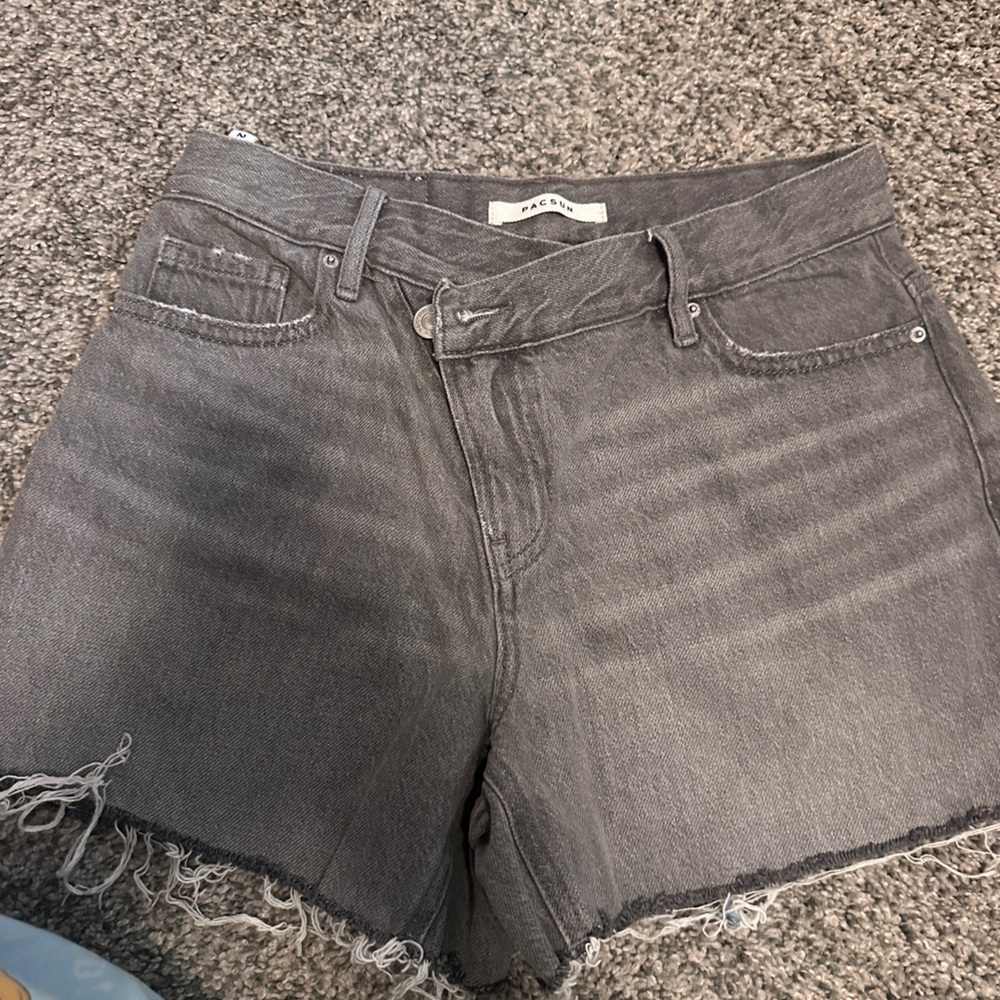 PacSun Charcoal Denim Shorts